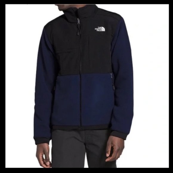 The North Face Other - The North Face Fleece Denali Jacket Navy Blue Black Full Zip